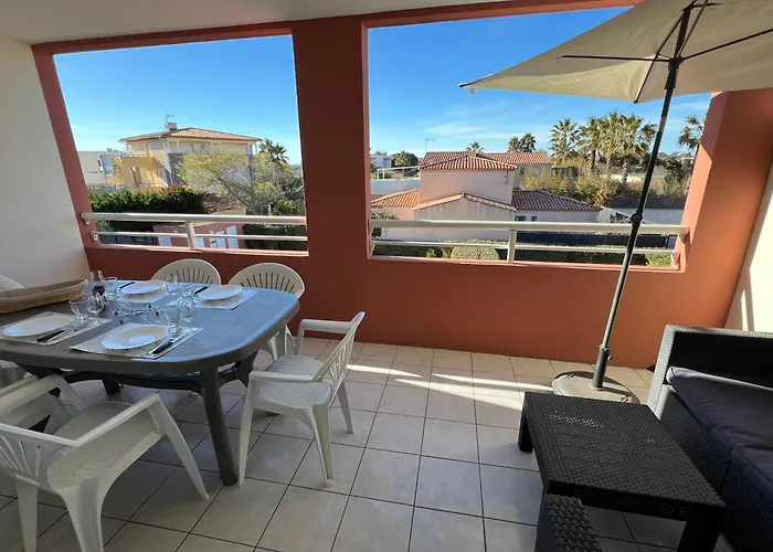 Les Terrasses De Savanna Joli 2 Pieces Piscine Rochelongue Cap D'agde 公寓 阿格德
